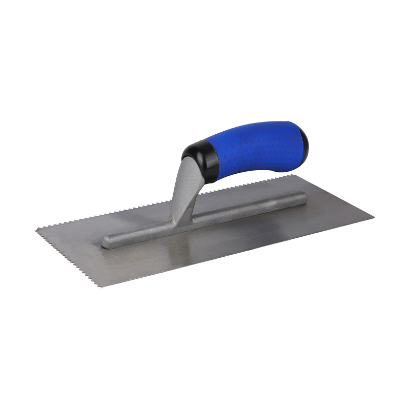 Blue Handle Sharp-Toothed Spatula