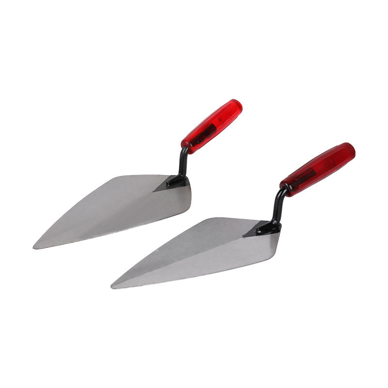 2025B-Bricklaying Trowels With Red Plastic Handle
