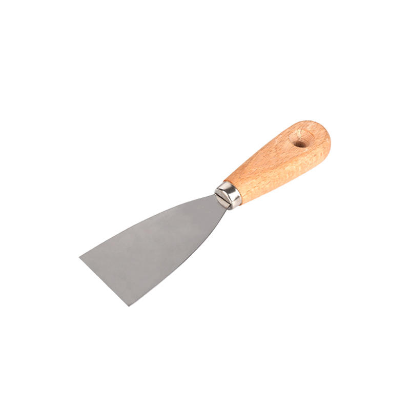 3016B-Scraping Knife With Flat Wooden Handle
